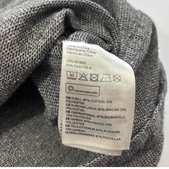 LOGG H&M Men's Grey Large Button-Down Casual Shirt - Picture 8 of 8